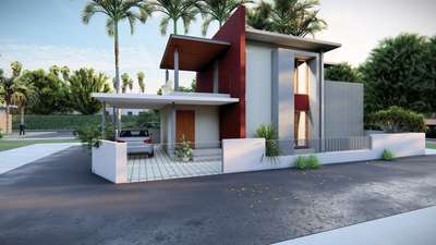 #3delevationhome #HouseDesigns #architecturedesigns #exteriors #ElevationHome #Landscape #outdoor