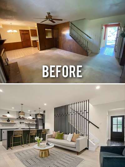 Before and after design #sayyedinteriordesigner  #beforeandafter