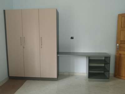 Wardrobe with study table