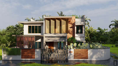 #architecturedesigns  #Architect  #KeralaStyleHouse  #modernhouses  #renderlovers