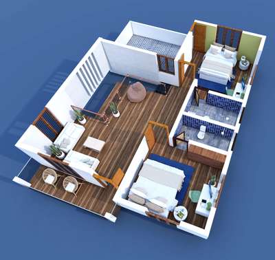 3d floor plan  for Mr.Vinu
 #3Dfloorplans  #topviewplan  #architrcture  #keralahomedesignz  #conceptart  #simplehome