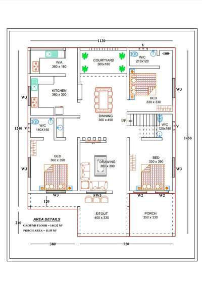 #HouseDesigns #FloorPlans #2DPlans