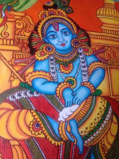 venna kannan
mural painting
 #muralpainting #muralart #lordkrishna #muralpaintingoncanvas  #WallDecors #AcrylicPainting #Poojaroom #traditional  #artpainting