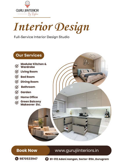 Get High Quality and Modern Interior Design For Your Dream Home - At Affordable Price ✨
.
Guru ji interior
By Raghav
Call - 9870533947 , 7303111335
#gurujiinteriors
#Interiordesign #luxuryhomes
#PerfectInterior #modularkitchen