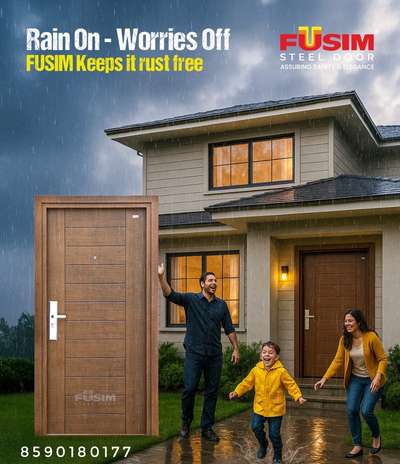 Rain ON Worries OFF #kinzasteeldoors  #steeldoors  #doorsandwindows  #Ottappalam