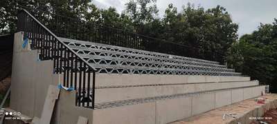 Stadium staircase in Nagaland project