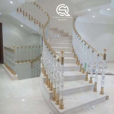 SS Quality Steel Railings 
.
.
.
.#Wooden #glass#Railing#top#lass#glass#
#Railing#pvd#glass#Railings#Rose#gold#
#gold#black#white#Railing#Railins#
#acrylic#Railing#acrylic#glass#Railing#
#Korean#top#glass#Railing#Railings#
#Aluminiam#glass#Railing# kolo 
# online kolo app#