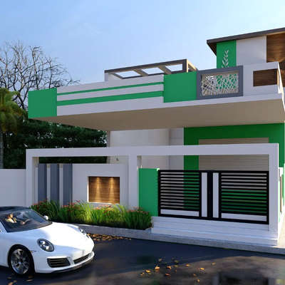 contact me for modern 3 house design