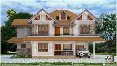 ചില വീടുകൾ അങ്ങനെയാണ്, കണ്ടാലും കണ്ടാലും മതിവരില്ല. നിങ്ങളുടേതും ഇതുപോലെ ഒന്നാകണ്ടേ?😍✨🏘️ 
#architecture #modernhome #construction #housedesign #homedecor #elevation #exteriordesign #building #dreamhome #homegoals