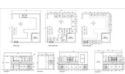 Good Evening kolo family.... I'm here to share my detail drawing of kitchen of residential area hope you all like it... #KitchenRenovation #kitchendetail #2DPlans #details #detailsdwg #LargeKitchen #OpenKitchnen #residentialinteriordesign