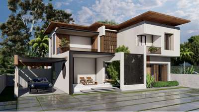 Residence designed for Mr. Rasheed at cheruplasherry