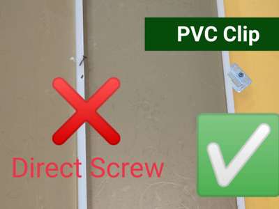 PVC Panel की उमर बढ़ाने का आसन तरीका आ गया आ गया  PVC PANEL Clip.                                              PVC Panel  के लॉक को स्क्रू  और किल से खराब होने से बचाए
Expert Clip मदद से लगाना और खोलने मे आसान है