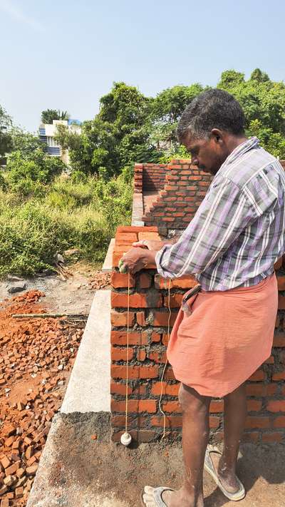 Brick work 🧱 

#HouseDesigns  #ElevationHome  #ContemporaryHouse  #HomeDecor  #constructionsite  #CivilEngineer  #Architect  #ClosedKitchen  #OpenKitchnen  #kitchen #dininghall  #sitout #BalconyIdeas  #MasterBedroom  #Bedroom #baywindow  #patio #courtyardhouse  #Workarea  #carporch #sunshade #lintel #concrete #window #FrenchWindows  #toilet #painting #plastering #brick #Homeideas #3bhk #4bhk #TraditionalHouse  #Gate #compoundwall #Door #wardrobe #ceiling #RoofingIdeas #parapet #stepdesign #column #beam #foundation #InteriorDesigner