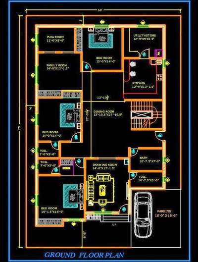 Interior plan drawing