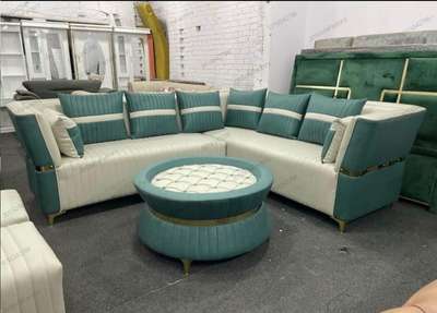 L shape sofa set