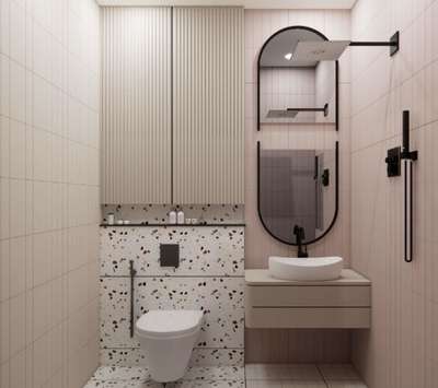 Washroom design  #washroomdesign  #washbasin  #Washroomideas  #mirrorunit  #mirrorart  #washroomdecor  #tiles  #BathroomTIles  #FlooringTiles  #wallhangWC_  #CelingLights  #lights  #lamp