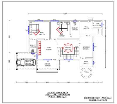 #2d plan#2bhk  #FloorPlans #2DPlans #2BHKHouse #2BHKPlans