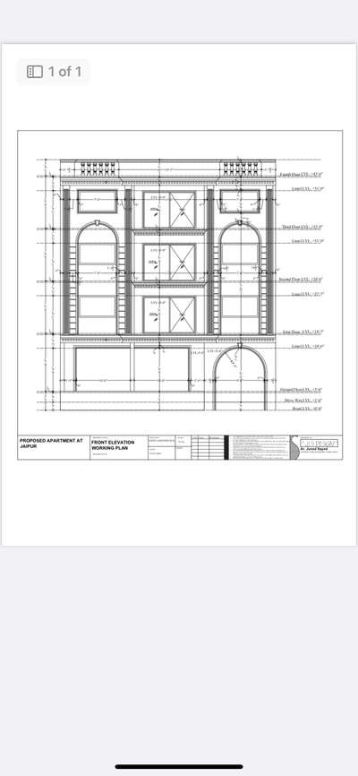 Luxury apartments front elevation 😊