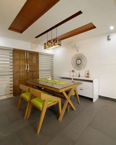 #interior  #DiningTable #customisedfurniture #FalseCeiling #architecturedesigns #contemporary