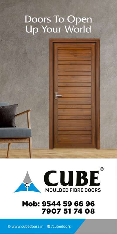 CONTACT : +91 9544596696
All kerala service. Our products are promoted by professionally qualified Engineers and are best in terms of quality.  cubedoors.in/ #FibreDoors
#doors