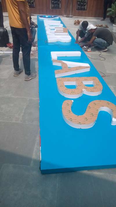# Led Signage Board With fiting 550 rupees Sq .fit chauhan print 9990310930