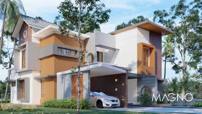 #magno  #modernhome  #keralahomedesignz  #keralaarchitectures  #exterior
 #ContemporaryHouse  #modernhome