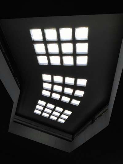 sky light with glass block