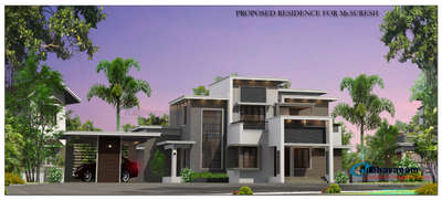 Proposed Residence For Mr :- Suresh Thirupoor, 2600 sqft home