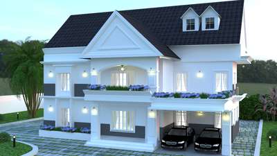 Villa Rendering done.. #3d elevation