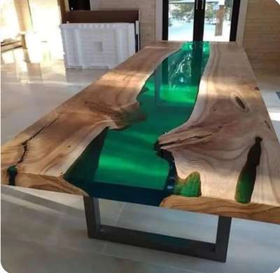 Epoxy resin furniture