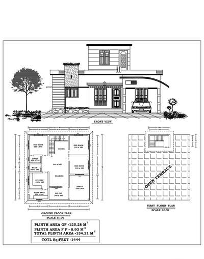 3 BHK plan