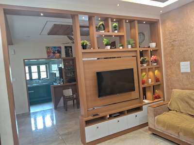 tv rotate  patition interior design