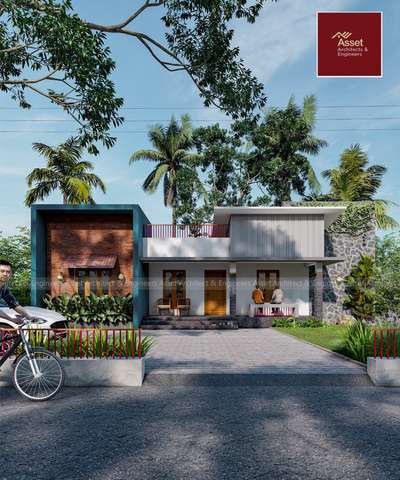 #exteriordesigns #frontElevation #ElevationHome #homedesignkerala #HouseDesigns #FloorPlans #Architectural&Interior
