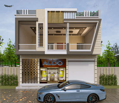 Dr By - Er Shubham Shrivastava 
  #moderndesign 
 #3dhousedesign 
 #3delevationhome