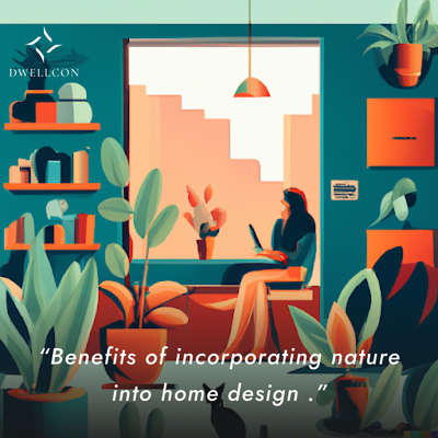 Bringing the outdoors in! 🌿 Incorporating
natural elements into our homes can have a profound
impact on our mental health and well-being. From
reducing stress and anxiety to promoting creativity and
community, let's create spaces that support our
well-being and foster a deeper connection with nature.
 
dwellcon.in
Live The experience

#dwellcon #livetheexperience #biophilia #natureathome
#wellnessdesign #sustainableliving #ecofriendly
#interiordesign #homedecor #chandigarh
#mentalhealthawareness #relaxation #stressrelief
#healthylifestyle #mindfulness #creativity #community
#socialconnection #lucknow #greendesign #naturallight
#ludhiana #indoorplants #earthfriendly #carbonfootprint
#delhi #gurgaon #noida #gurugram