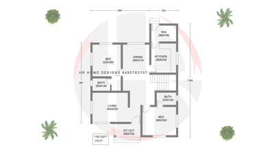 1100 sqft House plan
9-4-9-5-7-6-2-1-5-7
 #GraniteFloors #FloorPlans #ElevationDesign #freehomeplans