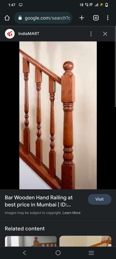 wooden railing lagwani hai noida.contact karen
9999443707
