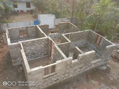 #vadanappalli site 🏡. #Thrissur  #HouseDesigns  #blockmasonry  #KeralaStyleHouse  #ContemporaryHouse  #HouseConstruction   #constructioncompany  #topview