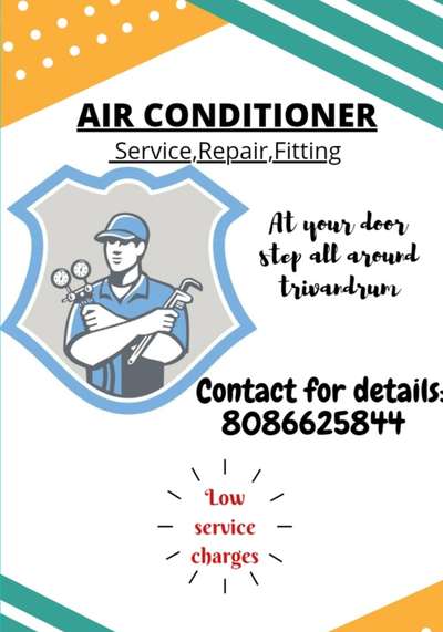 SPLIT AC WORKS CAN BE DONE ALL AROUND TRIVANDRUM WITH WARRANTY AND WITH LOW SERVICE CHARGES