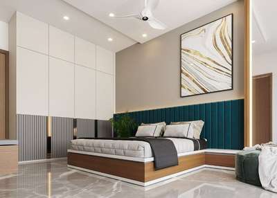 Luxurious Bedroom Interior Designed by Build Craft Associates 
 #InteriorDesigner  #Buildcraftassociates  #BedroomDecor