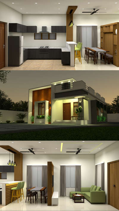 Proposed residential 3d in Maranchery, Malappuram. #3d #keralastyle #KeralaStyleHouse #ContemporaryDesigns #sketchupvray #ElevationHome