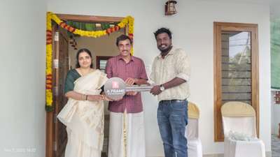 Happy clients 🏡❤️
Project Name- Box House
Location -Vattiyoorkkavu (Trivandrum)
Area-1650 sqft
Budjet-45 lakhs (including interior and landscape)
Duration-10 months 
𝐇𝐨𝐦𝐞𝐬 𝐓𝐡𝐚𝐭 𝐈𝐧𝐬𝐩𝐢𝐫𝐞, 𝐐𝐮𝐚𝐥𝐢𝐭𝐲 𝐓𝐡𝐚𝐭 𝐋𝐚𝐬𝐭𝐬 – Discover your dream home at, Trivandrum! With prices starting from just ₹1850/sqft, A Frame Developers offers homes crafted by a dedicated team of civil engineers and architects. Enjoy a free site visit, free quotation, and smart home features that bring convenience and style together. Pay at ease with a flexible installment plan. Embrace a home built with IS code-specified materials, ensuring quality and durability.

#AFrameDevelopers #QualityHomes #DreamHome #TrivandrumRealEstate #AffordableLuxury #SmartHomes #Maruthoor #HomeConstruction #Architecture #RealEstateKerala #HomeDesign #ModernLiving #newhomeconstruction