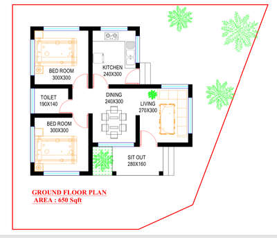 Budget home plan. .2bhk 🏡..
 #budget  #SmallHouse  #SmallHomePlans  #Smallhousekerala  #2BHKPlans  #2bhk  #simple  #smallplotdesigns  #FloorPlans  #architecturedesigns  #kerala_architecture