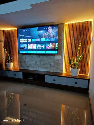 #tv unit #mullttiwood with mica laminate # luvers