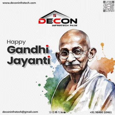 Happy Gandhi Jayanti 

Decon Infratech Pvt Ltd, 1st Floor Central Building, Engg College PO, Manvila Thiruvananthapuram, Kerala 695016
+91 98460 10461
Follow Us
Google Map: https://maps.app.goo.gl/wpRVou19QeejuYXx7
Website: https://deconinfratech.com/
Facebook: https://www.facebook.com/deconinfratech/
Instagram: www.instagram.com/decon_infratech/
Threads: https://www.threads.net/@decon_infratech
Linked In: https://www.linkedin.com/company/decon-infratech-pvt-ltd/
Twitter: https://twitter.com/Decon_Infratech
You Tube: https://youtube.com/@deconinfratech
Pinterest: in.pinterest.com/deconinfratech/
WhatsApp: wa.me/+919846010461
Contact Us: +91 98460 10461 | +91 75580 30104
Address: Decon Infratech Pvt Ltd 1st Floor Central Building, Engg College Road, PO, Paruthikunnu, Thiruvananthapuram, Kerala 695016
#civilengineeringexplore #civilengineer #civilengineers #civilengineeringstudent #civilengineeringworld #civilengineerstudents #civilengineerideas #civilengineerandyou #civilengineerstructu