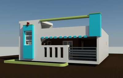 *3D Plan*
3D elevation with 2D details of materials