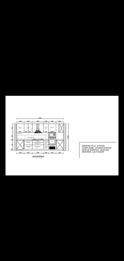 Elevation A / U-shape Kitchen