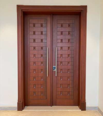 arbain design doors teak wood without polish.28000 with polish 30000 teak wood computerized doors # doors #teak