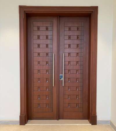 arbain design doors teak wood without polish.28000 with polish 30000 teak wood computerized doors # doors #teak