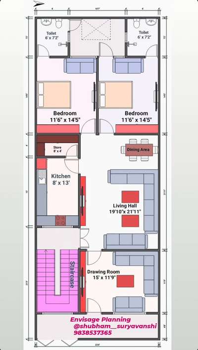 24x62 East Facing Sample 
We provide
✔️ Floor Planning,
✔️ Vastu consultation
✔️ site visit, 
✔️ Steel Details,
✔️ 3D Elevation and further more!
#civil #civilengineering #engineering #plan #planning #houseplans #nature #house #elevation #blueprint #staircase #roomdecor #design #housedesign #skyscrapper #civilconstruction #houseproject #construction #dreamhouse #dreamhome #architecture #architecturephotography #architecturedesign #autocad #staadpro #staad #bathroom